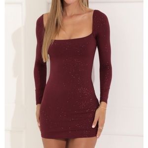 Lucy In The Sky red sparkle dress